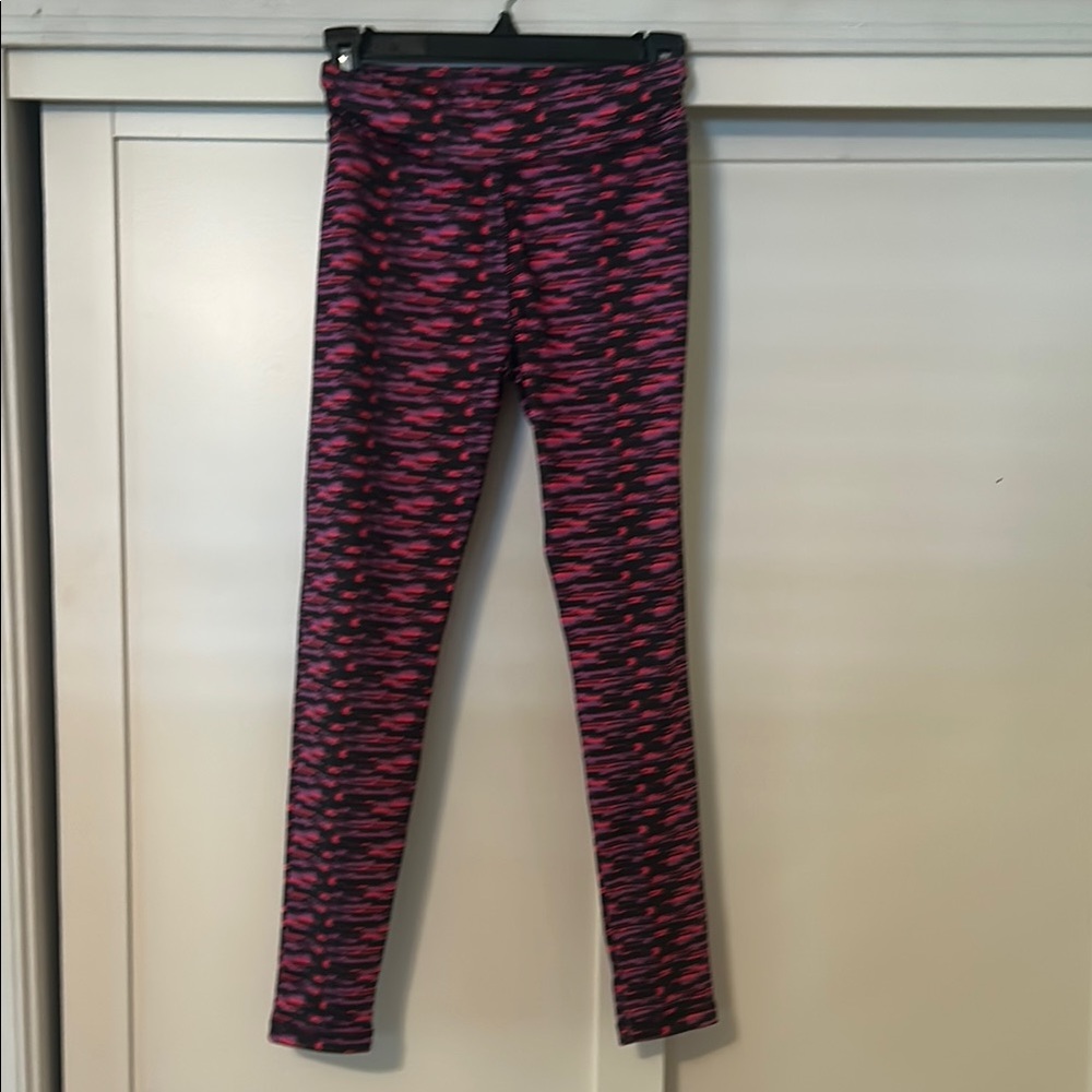 Stylish Pink and Black Kids Leggings from Dunnes Stores